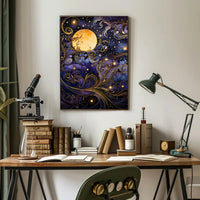 Mystical Moonlit Night Artistry Fantasy or Mythology Poster