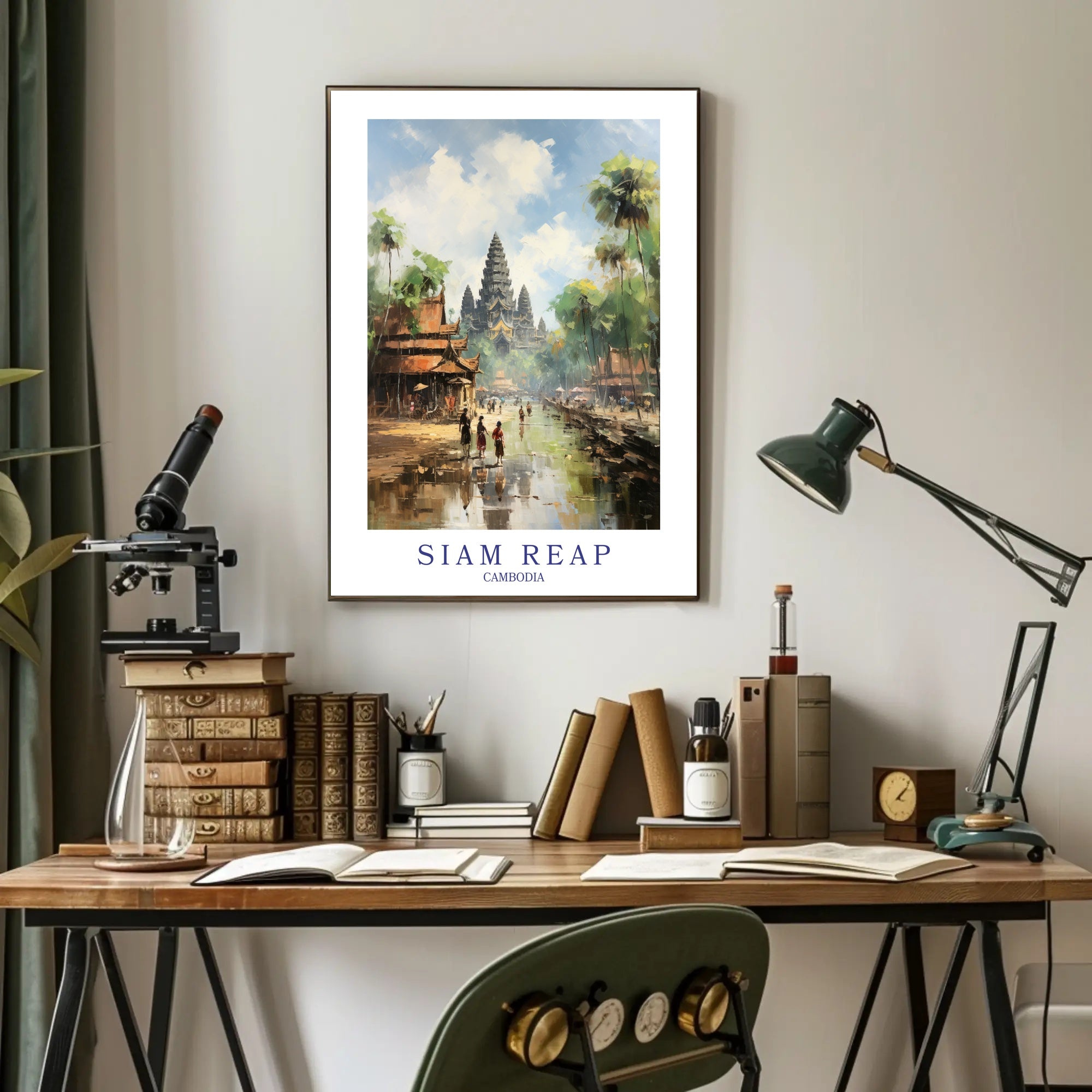 Siem Reap, Cambodia Poster PosterGoat