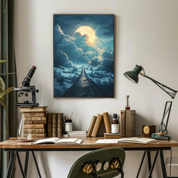 Surreal Road to the Sky Fantasy or Mythology Poster PosterGoat