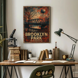 Brooklyn Park Minnesota Urban Photography Poster