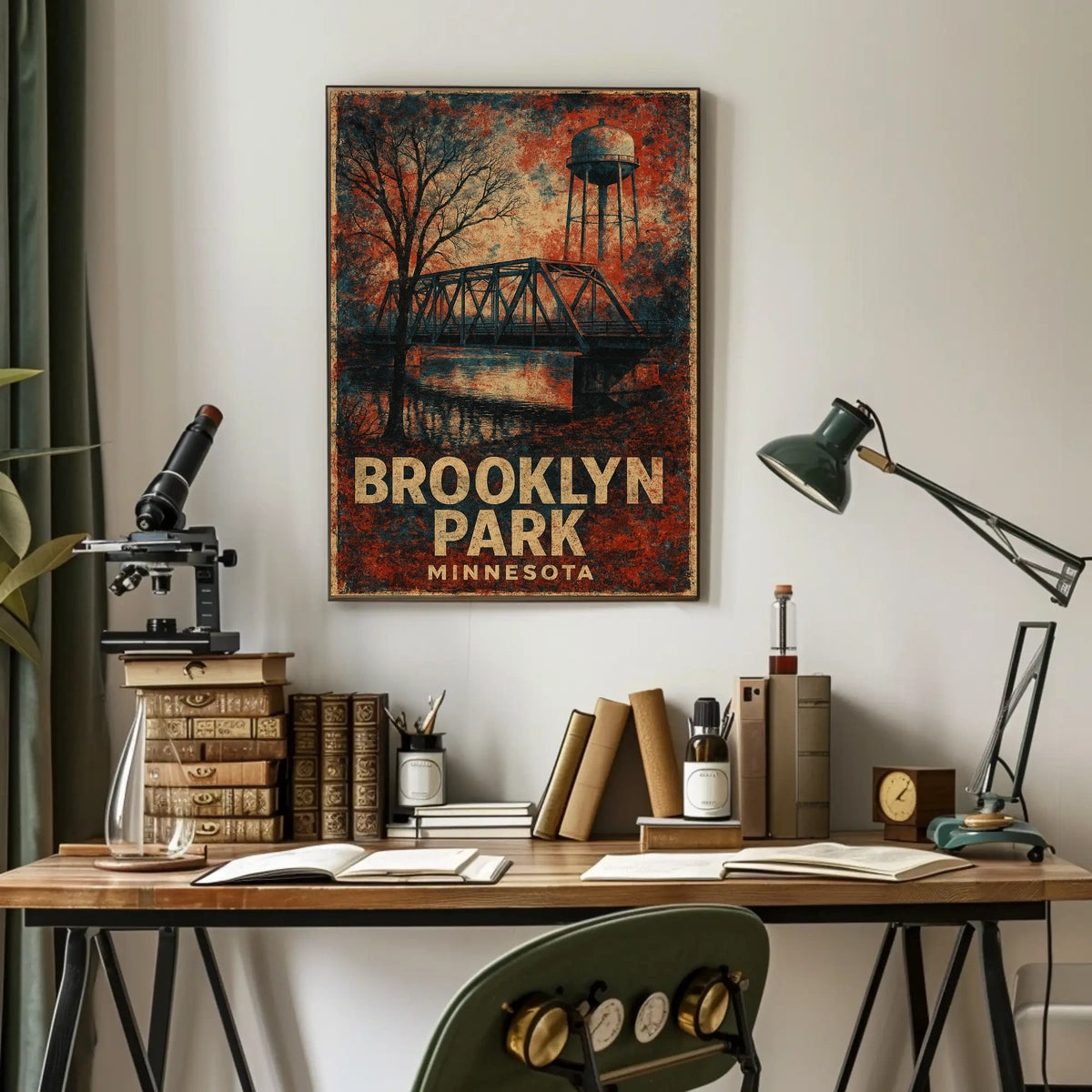Brooklyn Park Minnesota Urban Photography Poster