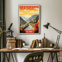 Germany The Rhine Poster
