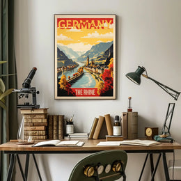 Germany The Rhine Poster