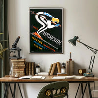 Dartmouth Winter Carnival 1964 Vintage Sports Poster PosterGoat