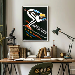 Dartmouth Winter Carnival 1964 Vintage Sports Poster PosterGoat