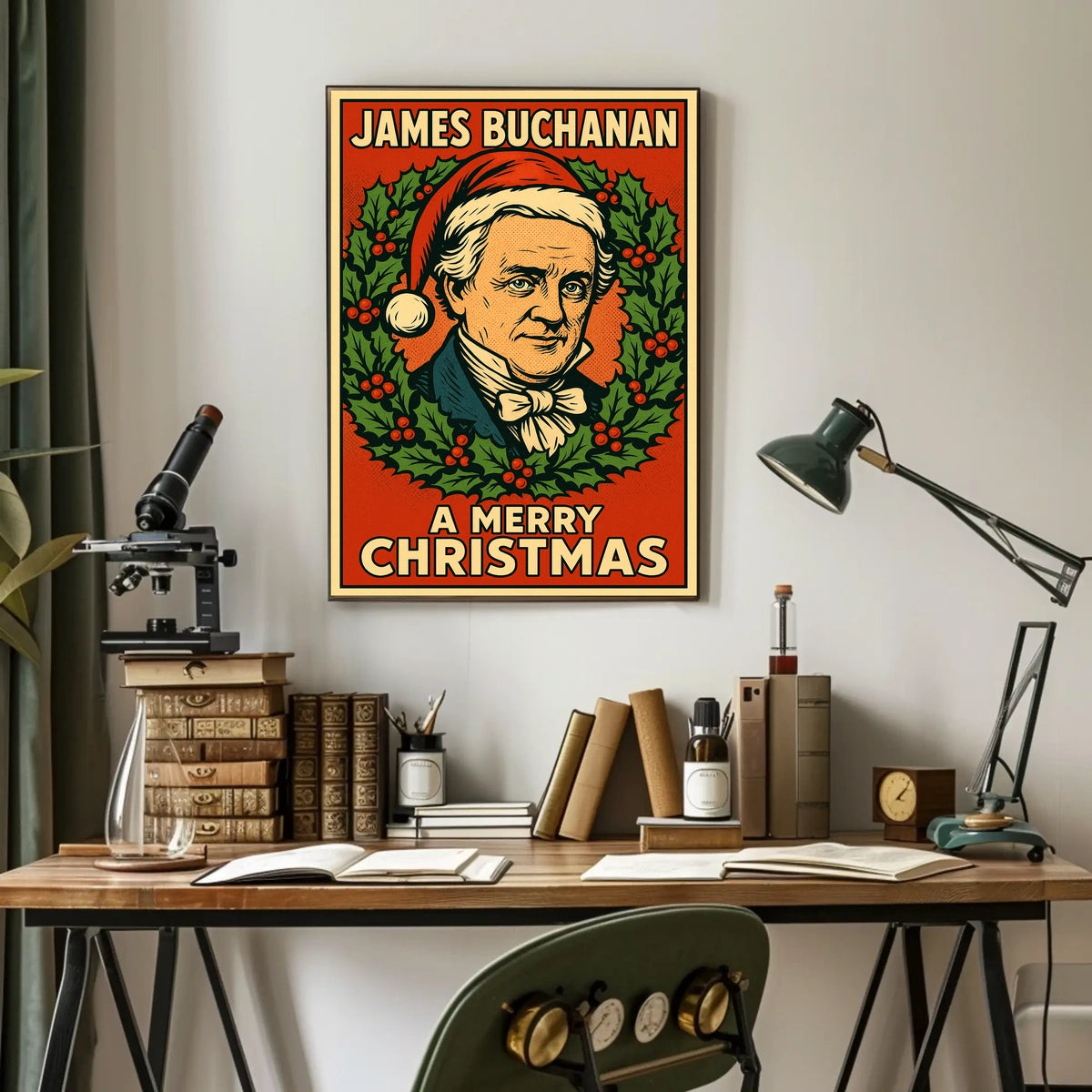 James Buchanan A Merry Christmas Poster