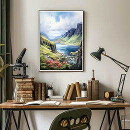 Tranquil Highland Landscape Poster PosterGoat