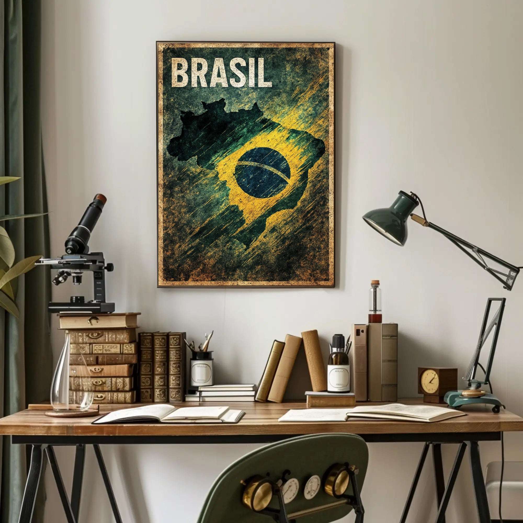 Brasil - National Pride Poster