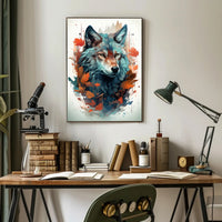 The Majestic Wolf Poster PosterGoat