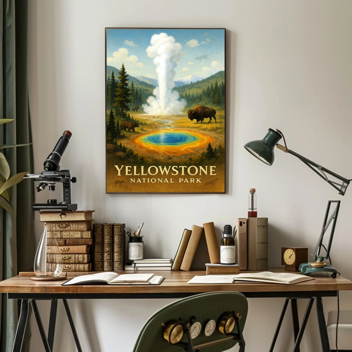 Yellowstone National Park Poster