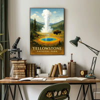 Yellowstone National Park Poster