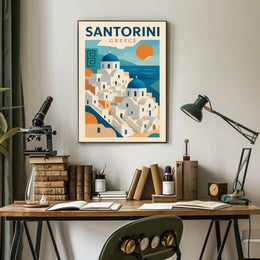 Santorini  Greece Poster PosterGoat