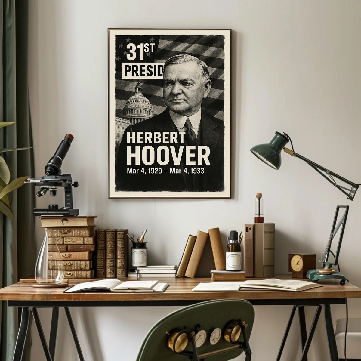 Herbert Hoover 31st President Poster
