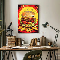 Burger Bliss Poster PosterGoat