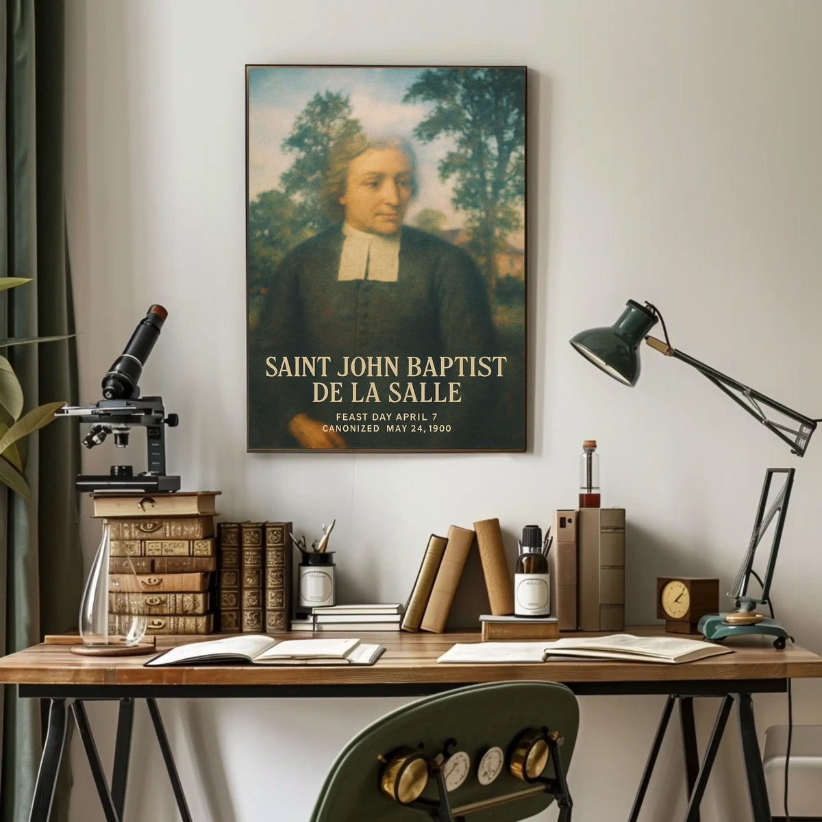 Saint John Baptist De La Salle Poster