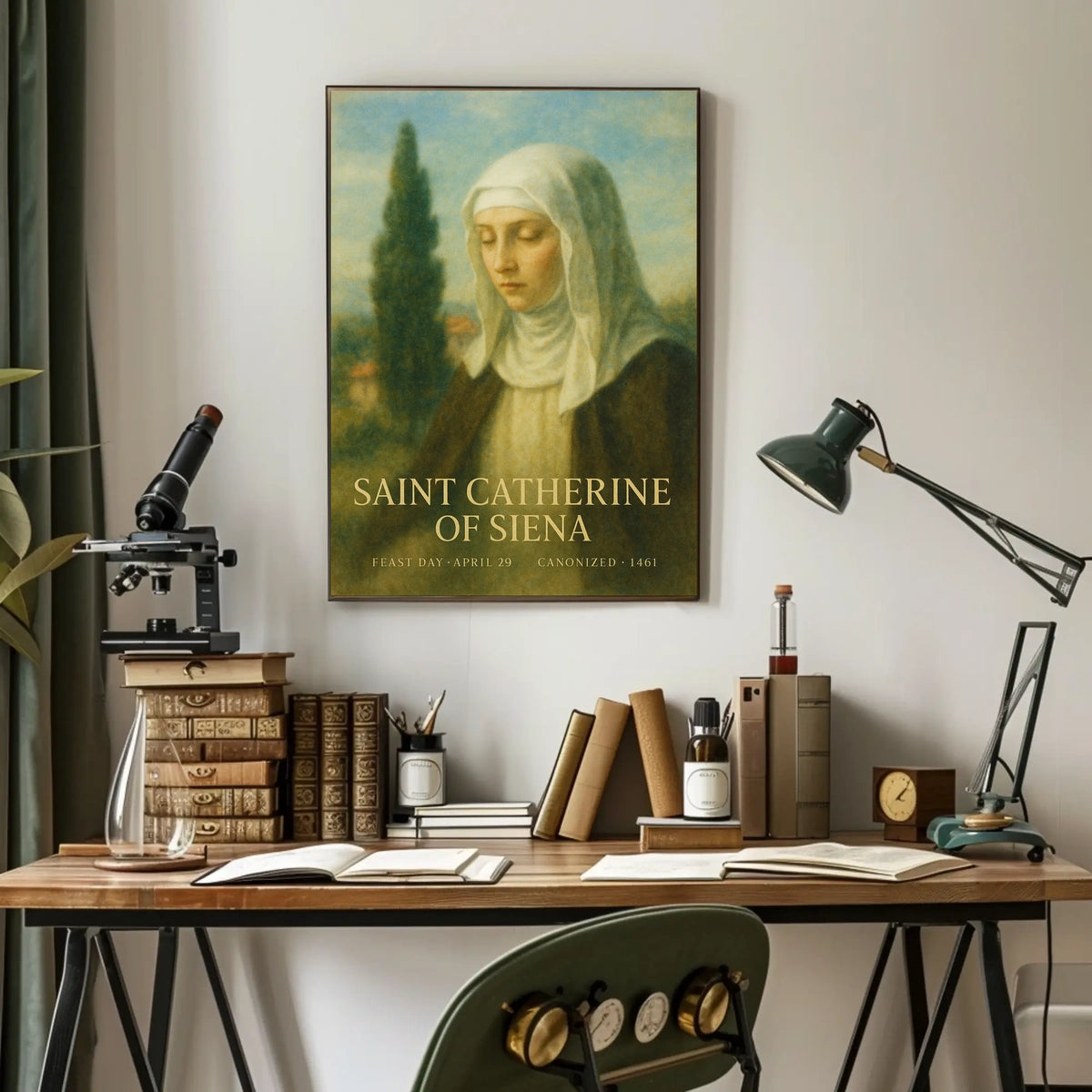 Saint Catherine Of Siena Poster
