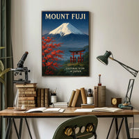Mount Fuji Cultural Icon of Japan Poster