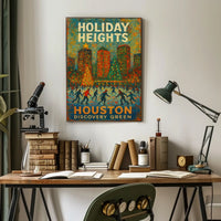 Holiday Heights At Houston Discovery Poster