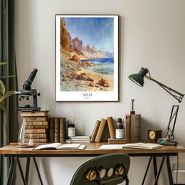 Sinai Landscape Poster PosterGoat