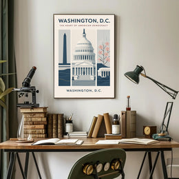 Washington, D.C., Heart of Democracy Urban or Cityscape Poster PosterGoat