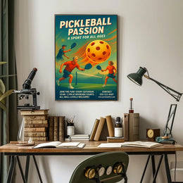 Pickleball Passion Poster