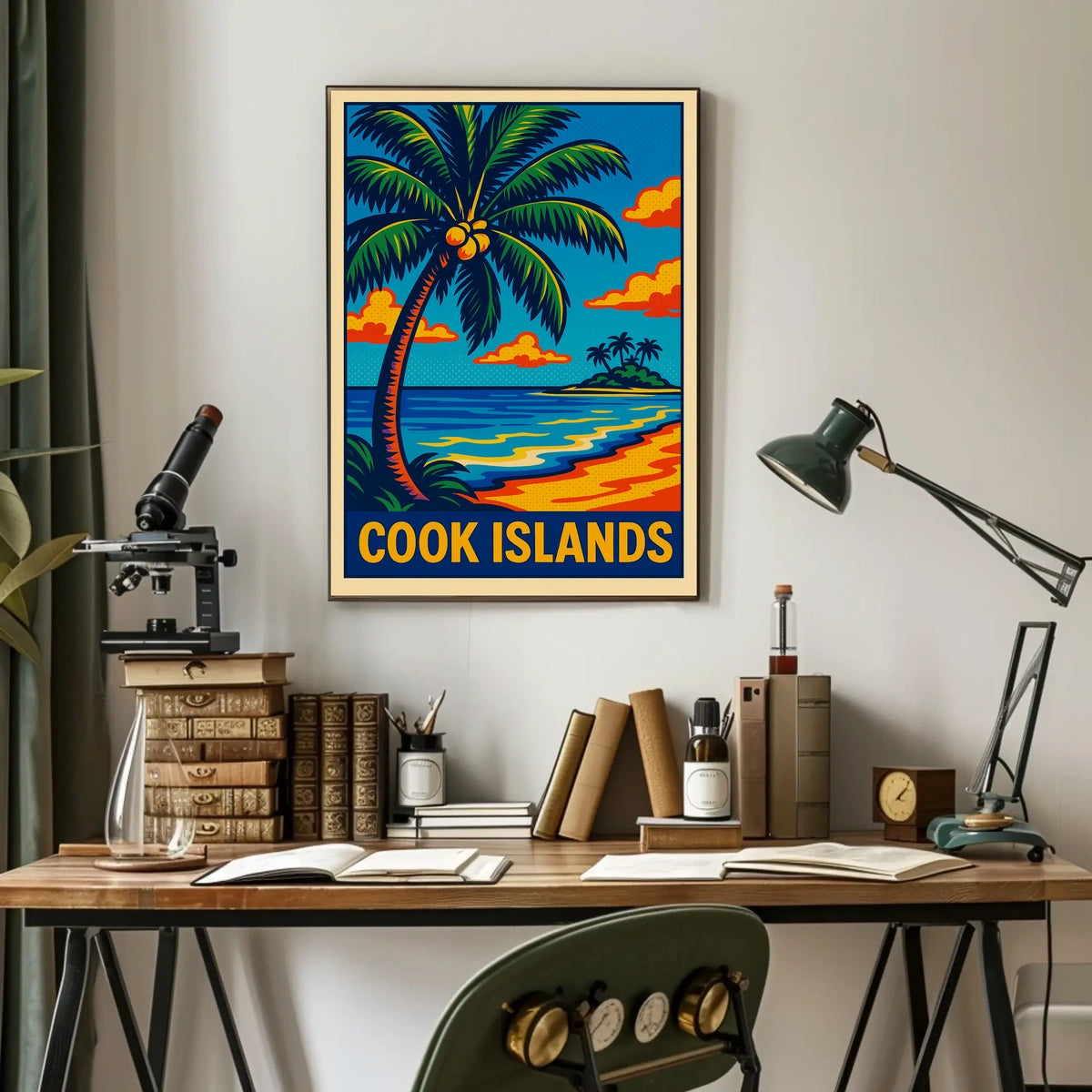 Tropical Paradise Cook Islands Poster