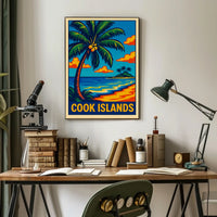 Tropical Paradise Cook Islands Poster