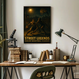 Street Legends Harlem Basketball Classics Poster