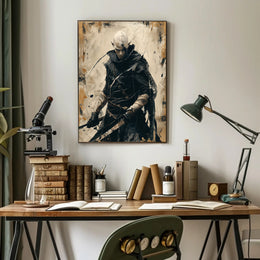 Mystical Elf Warrior Fantasy Art Poster Decor PosterGoat