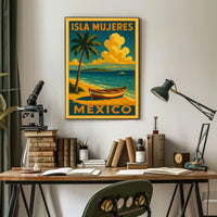 Isla Mujeres Travel Poster