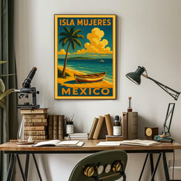 Isla Mujeres Travel Poster