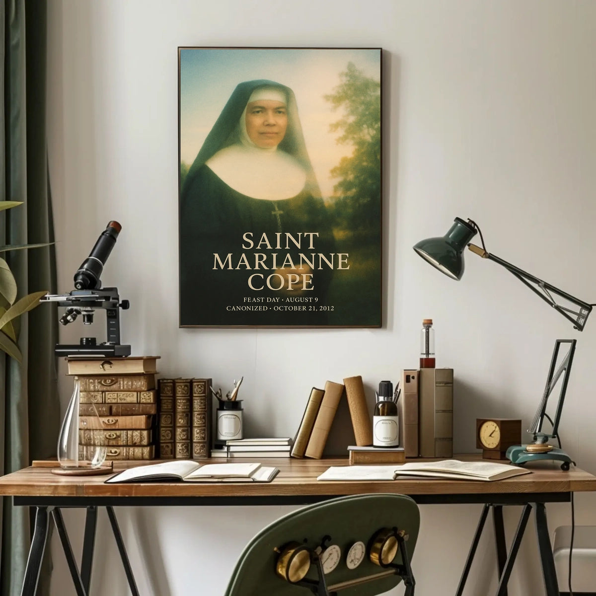 Saint Marianne Cope Poster
