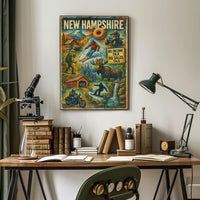 New Hampshire Adventure Poster