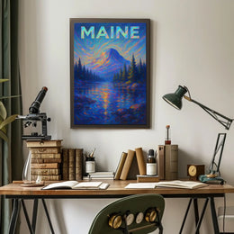 Majestic Maine Landscape Poster
