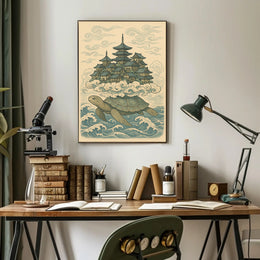 Harmony Under Ancient Skies: Fantasy or Mythology Poster