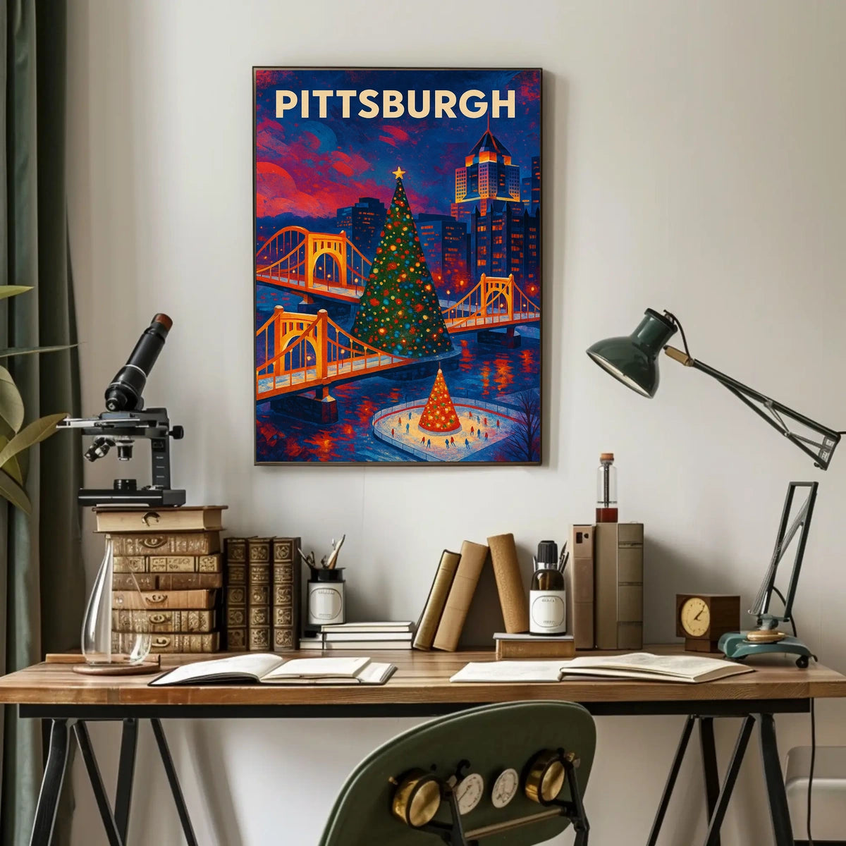 Pittsburgh Winter Wonderland Poster