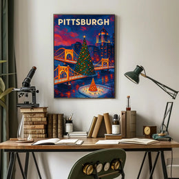 Pittsburgh Winter Wonderland Poster