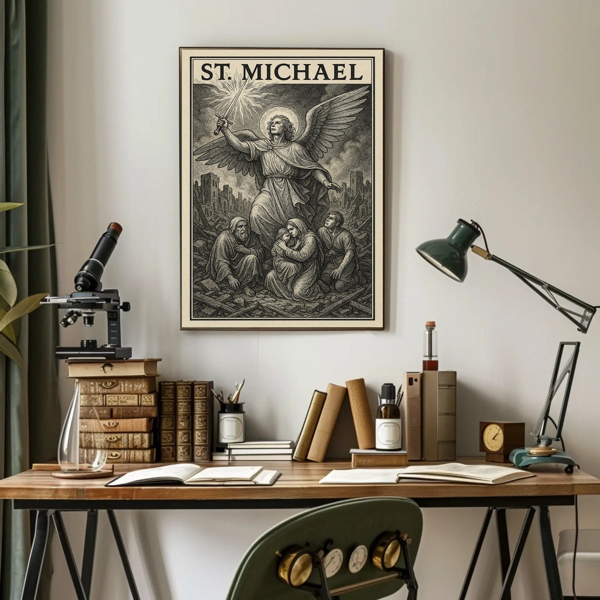 St. Michael Protector And Guardian Poster