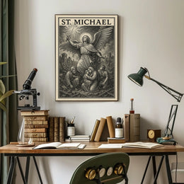 St. Michael Protector And Guardian Poster