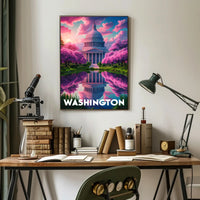 Washington in Bloom Poster