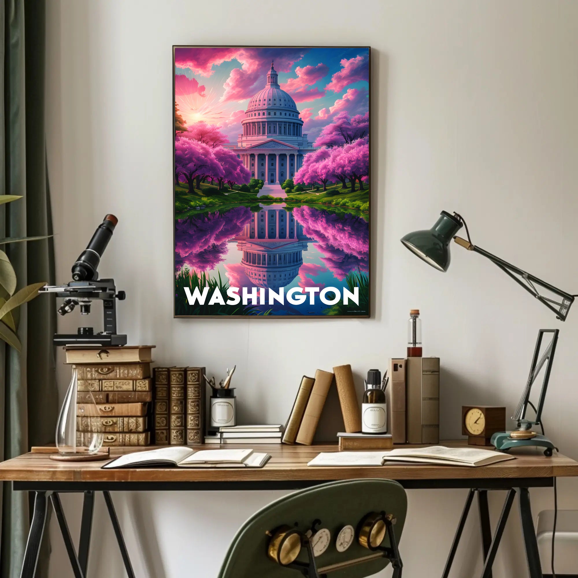 Washington in Bloom Poster