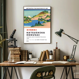Katsushika Hokusai Hakone Lake in Sagami Province Poster