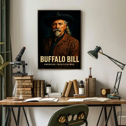 Buffalo Bill Classic Portrait Cultural or Heritage Poster