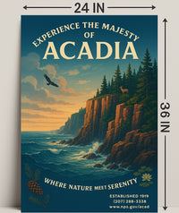 Experience the Majesty of Acadia Poster PosterGoat