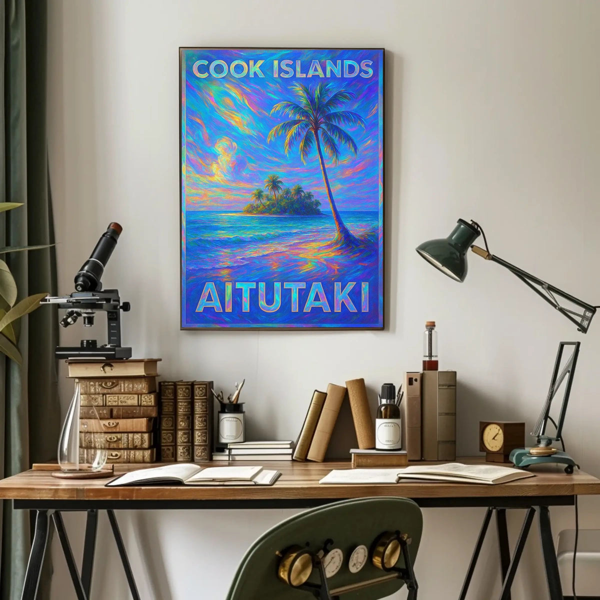 Aitutaki Cook Islands Paradise Poster