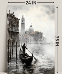 Venetian Gondola Journey Poster