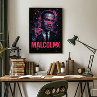 Malcolm X Iconic Leader Poster