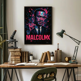 Malcolm X Iconic Leader Poster