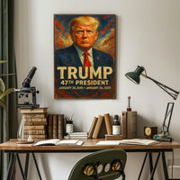 Trump Visionary Leader Turbulent Era Collectors Poster