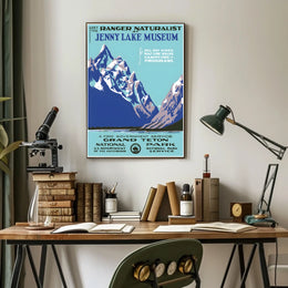 Jenny Lake Museum Grand Teton National Poster